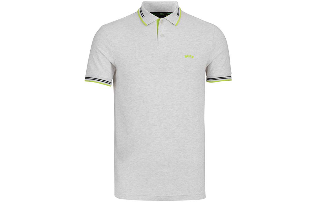 

Футболка поло мужская серая HUGO BOSS