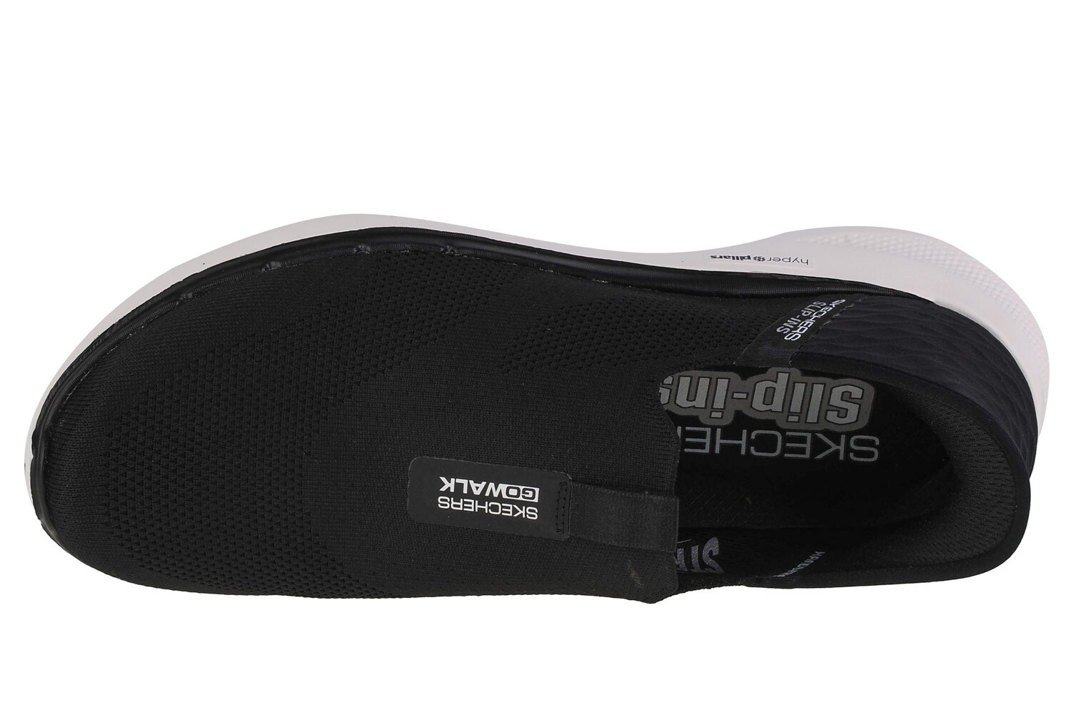 Низкие кроссовки Skechers Slip-ins: GO WALK 6 Easy On, черные — фото 3