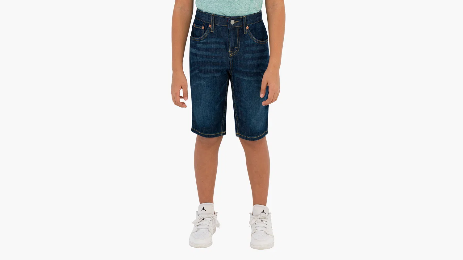 Узкие спортивные шорты Levi's, Dark Wash