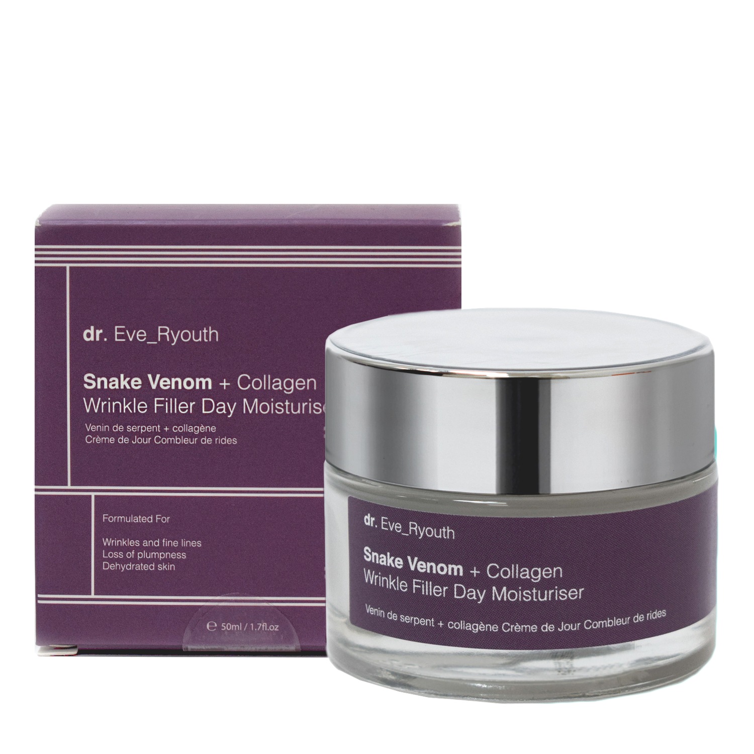 

Крем для лица schlangengift + kollagen faltenfüller tagescreme Everyouth, количество 1 шт.