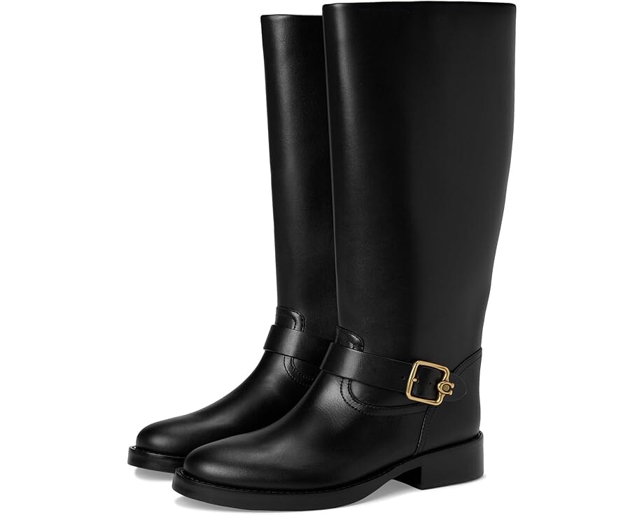 

Ботинки COACH Madeline Leather Boots II, черный