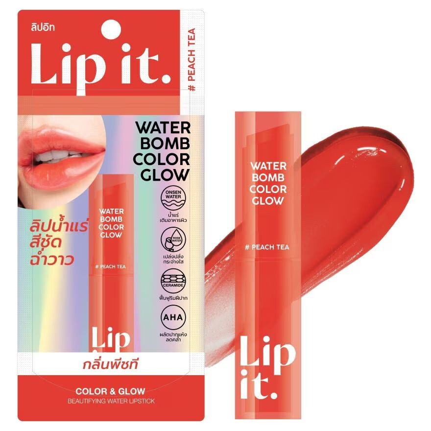 

Lip It Water Bomb Color Glow 3г. 02 Персиковый чай, Peach Tea