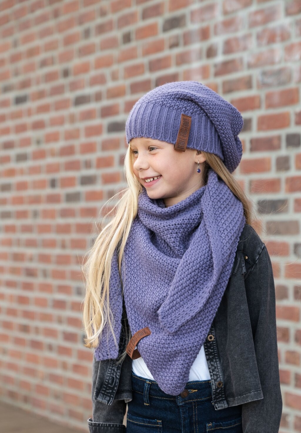 

Шарф COCO Knit Factory, цвет violet