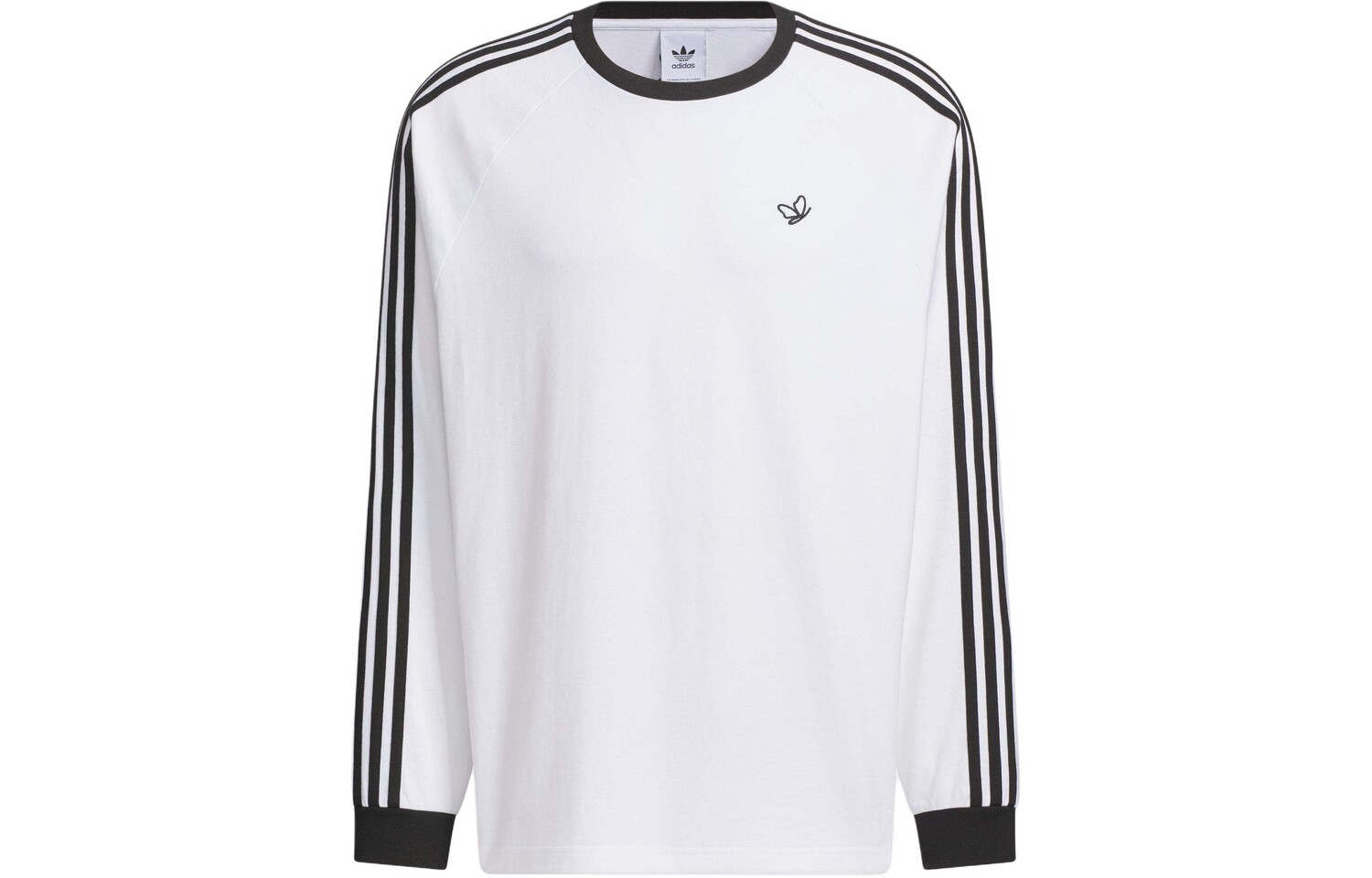 

Футболка с тремя полосками мужская белая Adidas Originals, белый
