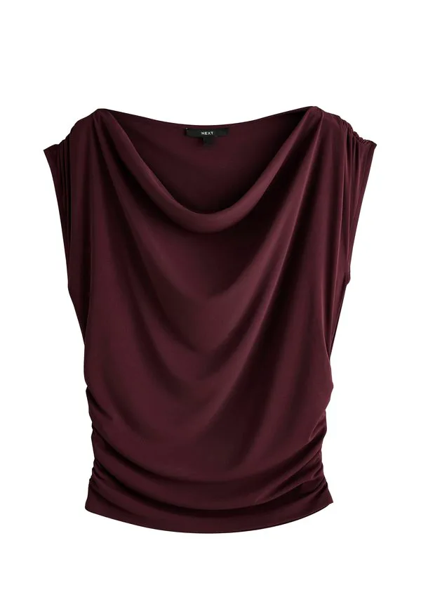 

Футболка с драпировкой и принтом, стандартного кроя. Next, New Burgundy Red, Красный, Футболка с драпировкой и принтом, стандартного кроя. Next, New Burgundy Red