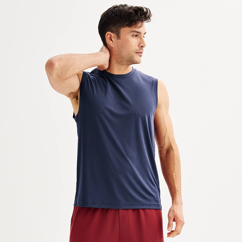 

Мужская майка Tek Gear Dry Tek Muscle Tank, цвет Dark Blue