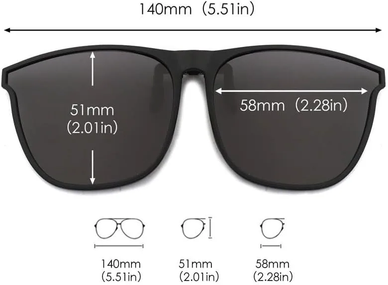 

Большие поляризованные солнцезащитные очки с клипсой, модные квадратные, для женщин и мужчин, большие откидные солнцезащитные очки UV400 WNCKSQ, C2 Green