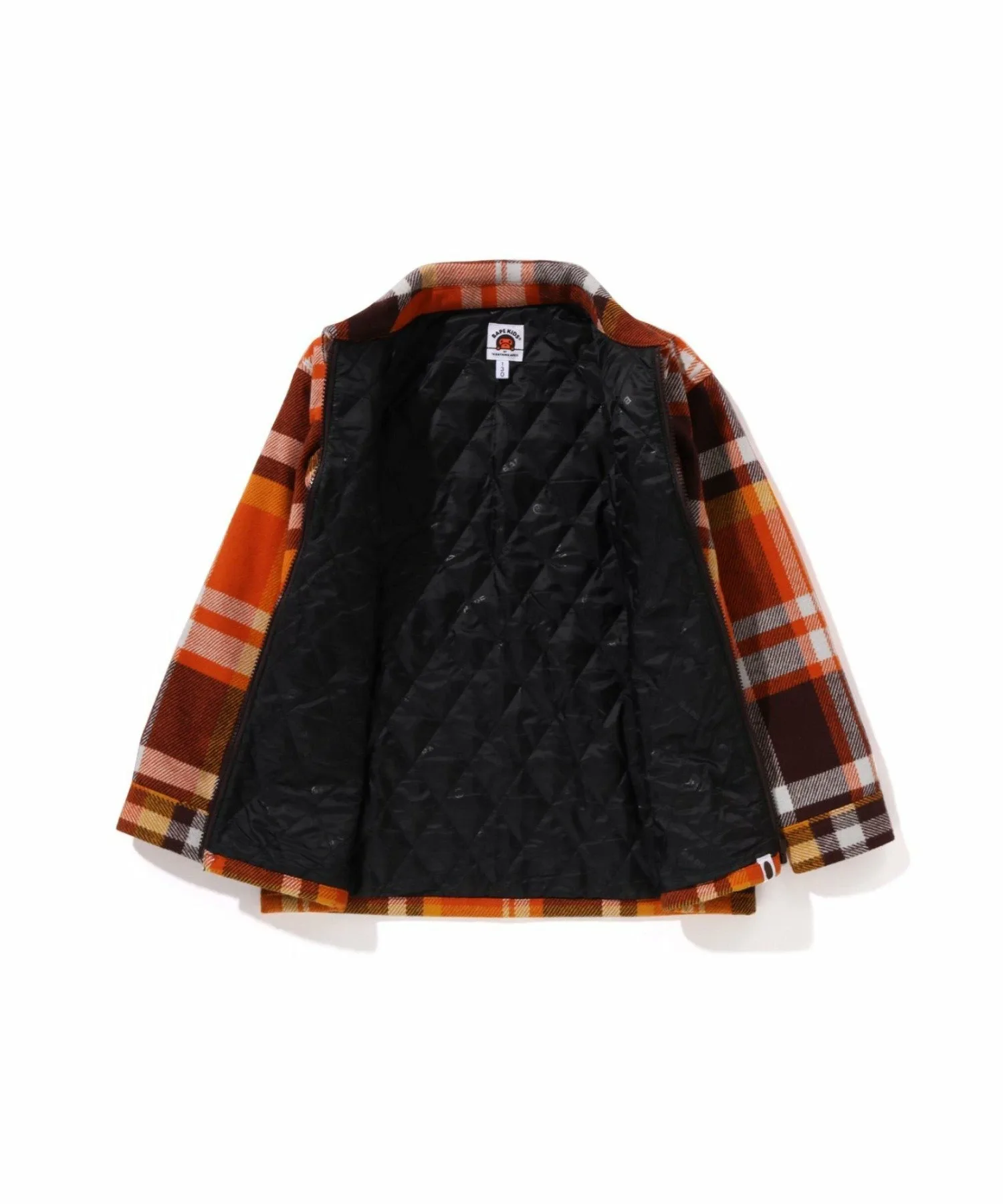 Куртка в клетку BAPE A BATHING APE PIRATE STORE, ORANGE — фото 3
