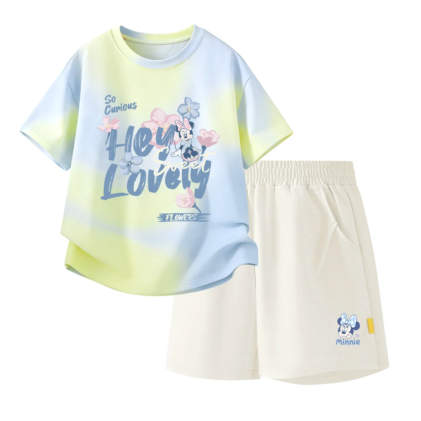 Детский спортивный костюм Casual Sportswear 2 Piece Set Disney, Twilight Blue+Dilly Nini K_Bottom Right Mist White — фото 4