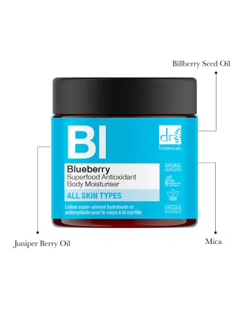 Увлажняющий крем для тела Dr Botanicals Blueberry Superfood — фото 2