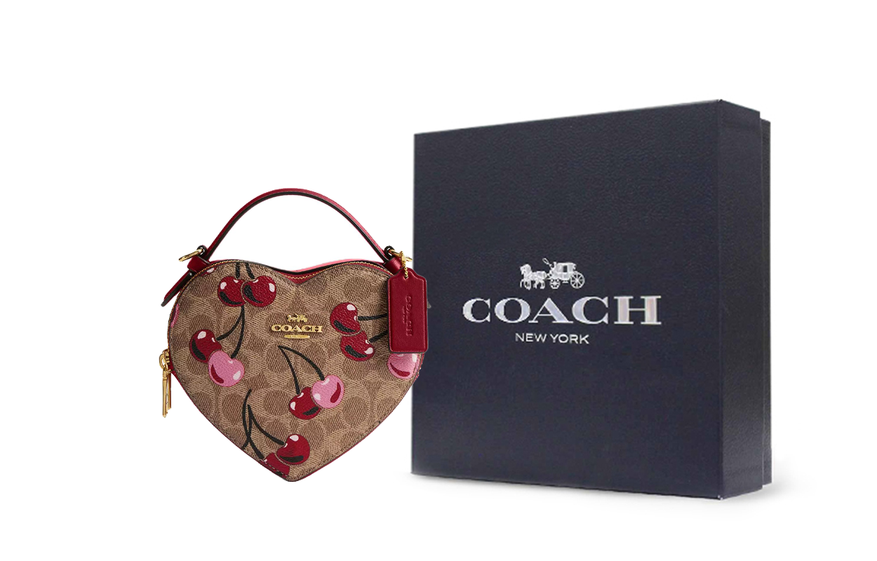 

Сердечко из ткани с покрытием COACH, Gift Box Set (Basic Set+черный Box)