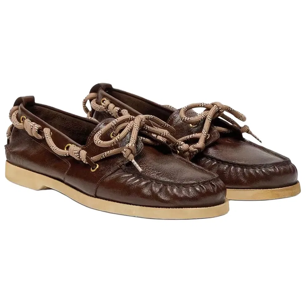 Golden Goose Cruise Leather Casual Shoes Men's Dark Brown — фото 4