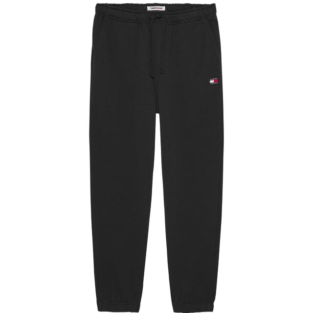

Брюки Tommy hilfiger с однотонным логотипом Tommy Jeans, черный