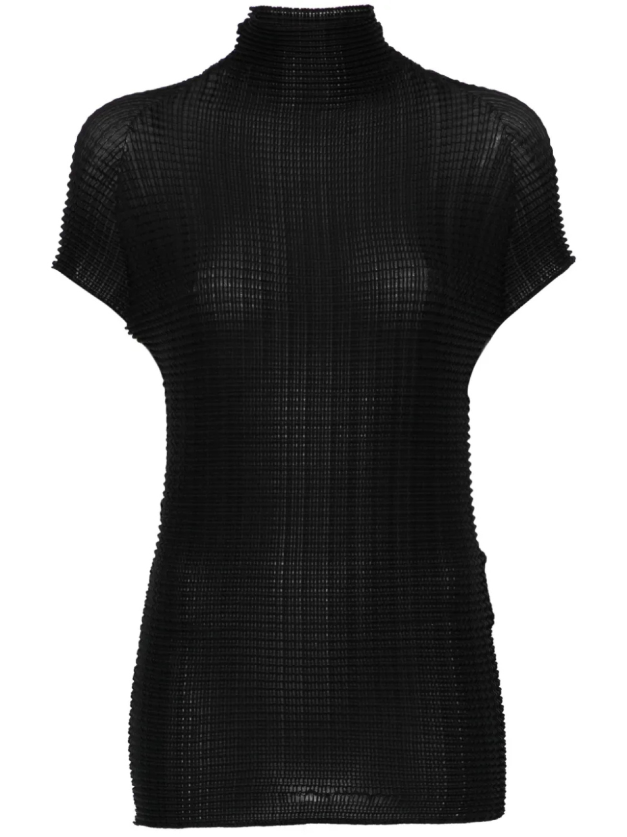 

Шерстяной топ Issey Miyake Pleats, черный