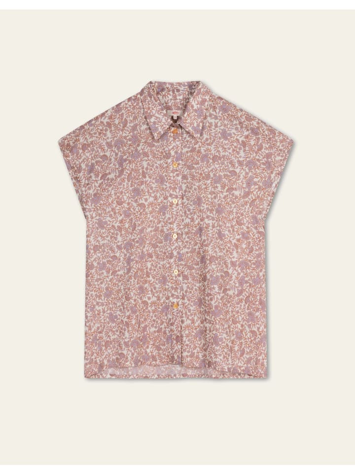 

Oilily Блузка цвета банана фиолетового цвета