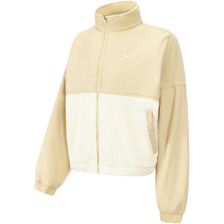 Nike AS W ONE TF FLC FZ NVTY GCE Куртка Женская Коричневая — фото 2