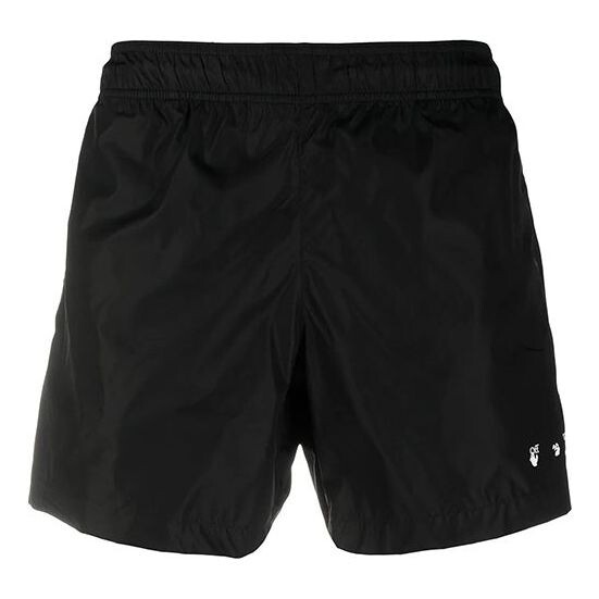 

Шорты men's ss21 logo shorts black Off-White, черный