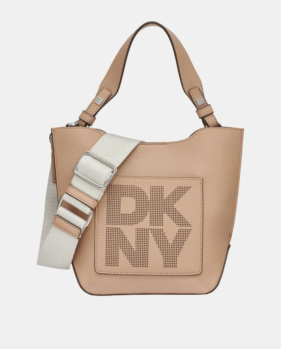 

Маленькая сумка-багет TOBY через плечо Dkny, песочный