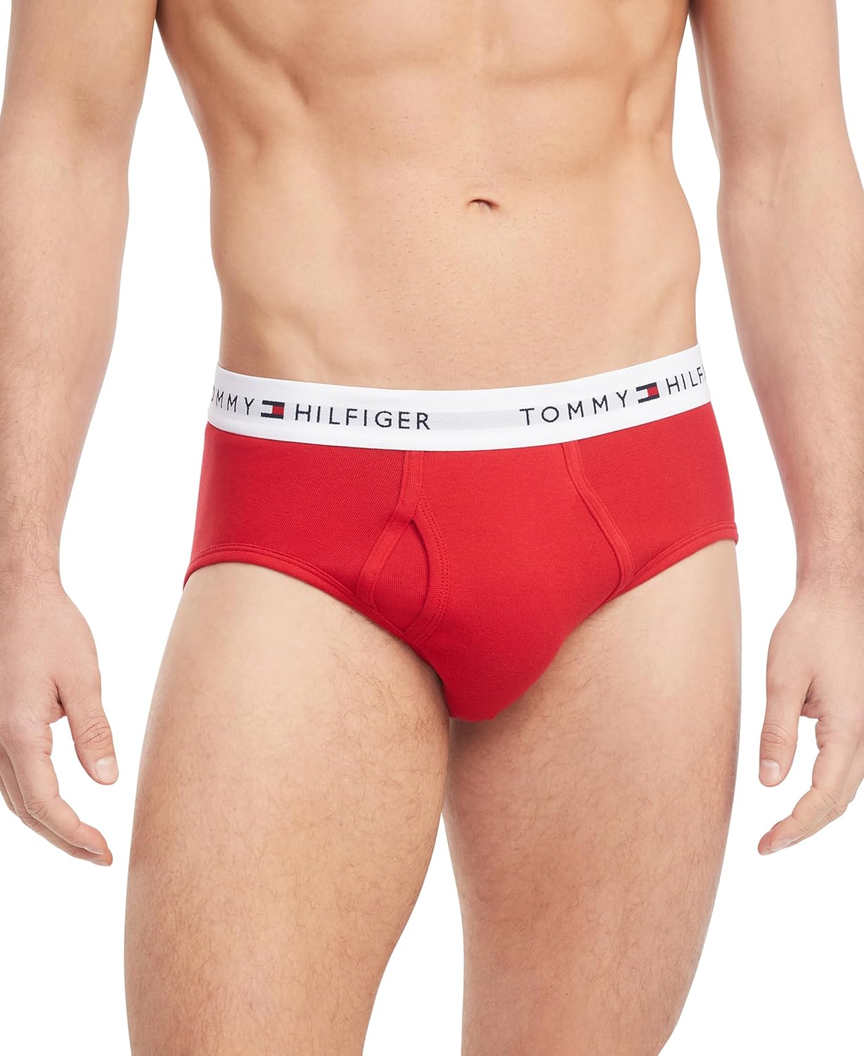 Мужские трусы Tommy Hilfiger Cotton Classics, 4 пары, 2 Navy, 1 Mahogany, 1 White — фото 2