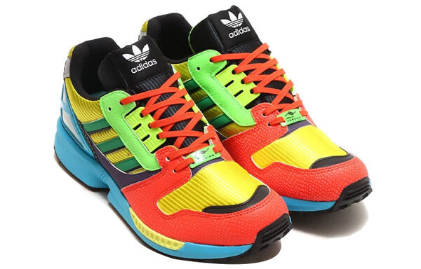 Кроссовки оригинал zx 8000 x atmos Adidas, красный — фото 3