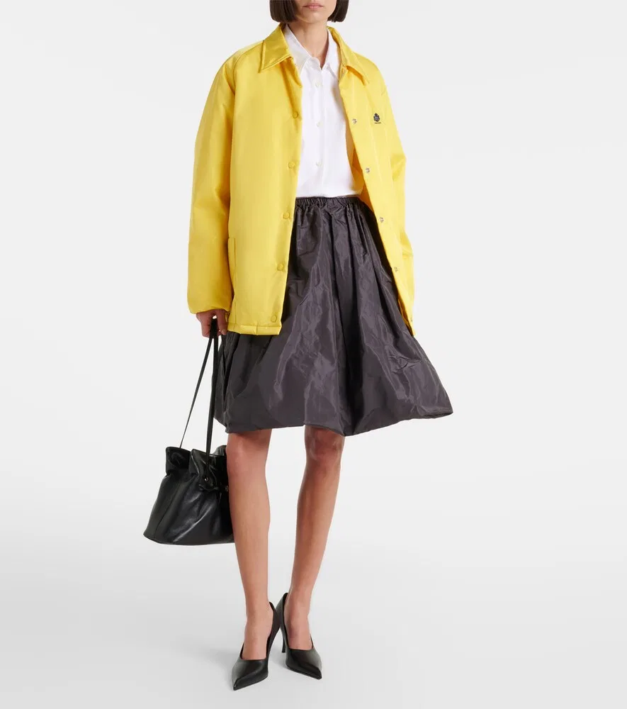 Куртка из нейлона Re Prada, желтый — фото 2