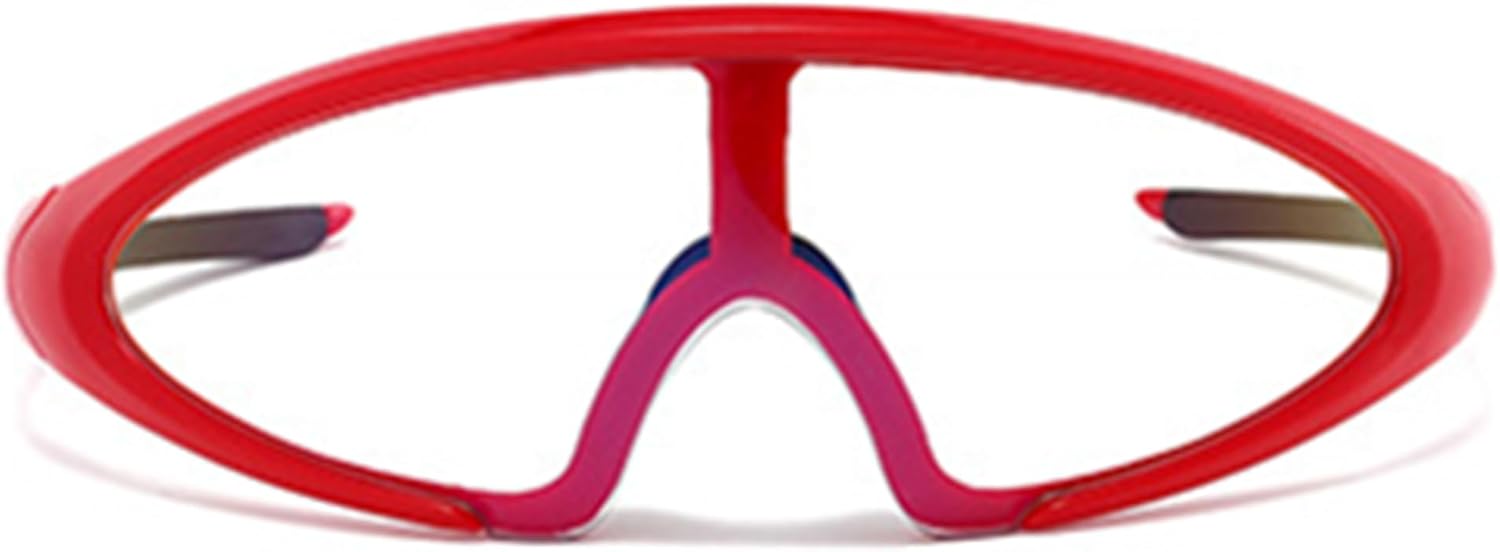 

Фотохромные спортивные солнцезащитные очки bullabulling для мужчин и женщин, защита от УФ-излучения, безопасность, для езды на велосипеде, вождения, рыбалки и активного отдыха, Red