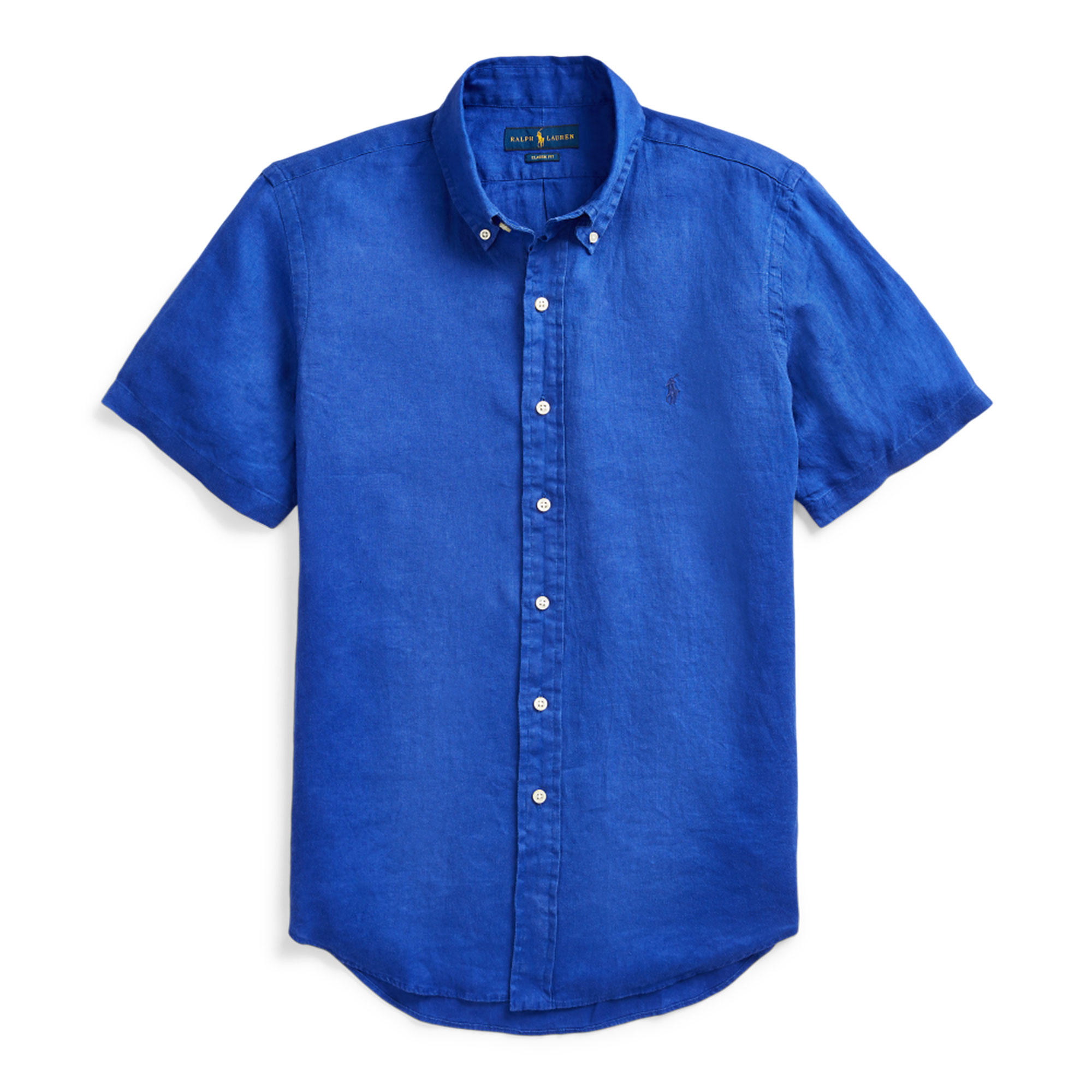 Polo Ralph Lauren Рубашка мужская royal blue — фото 3