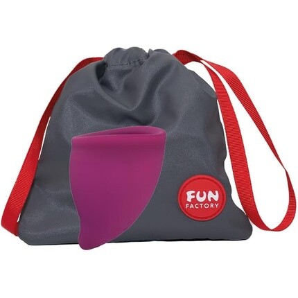 

Менструальная чаша FUN FACTORY FUN CUP Сделано в Германии Размер B для тяжелых дней Удобная, гигиеничная и надежная 100% медицинский силикон Фиолетовый