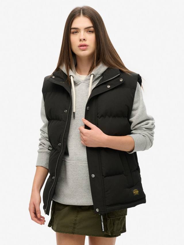 

Эверест оверсайз жилет Superdry, Black