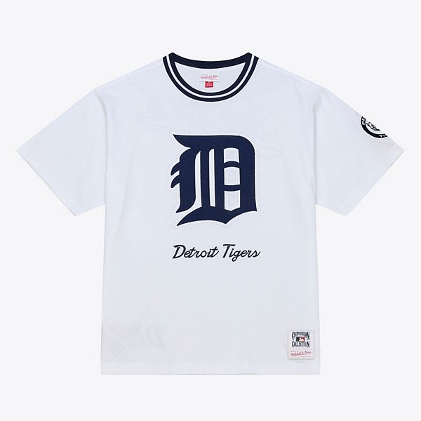 

Мужская белая футболка detroit tigers arctic Mitchell & Ness