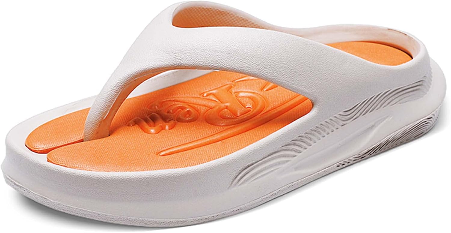 

Летние мужские сланцы-сандалии EVA с рыбьей костью, с толстой подошвой, противоскользящие, повседневные, дышащие, удобные, модные пляжные туфли Generic, хаки