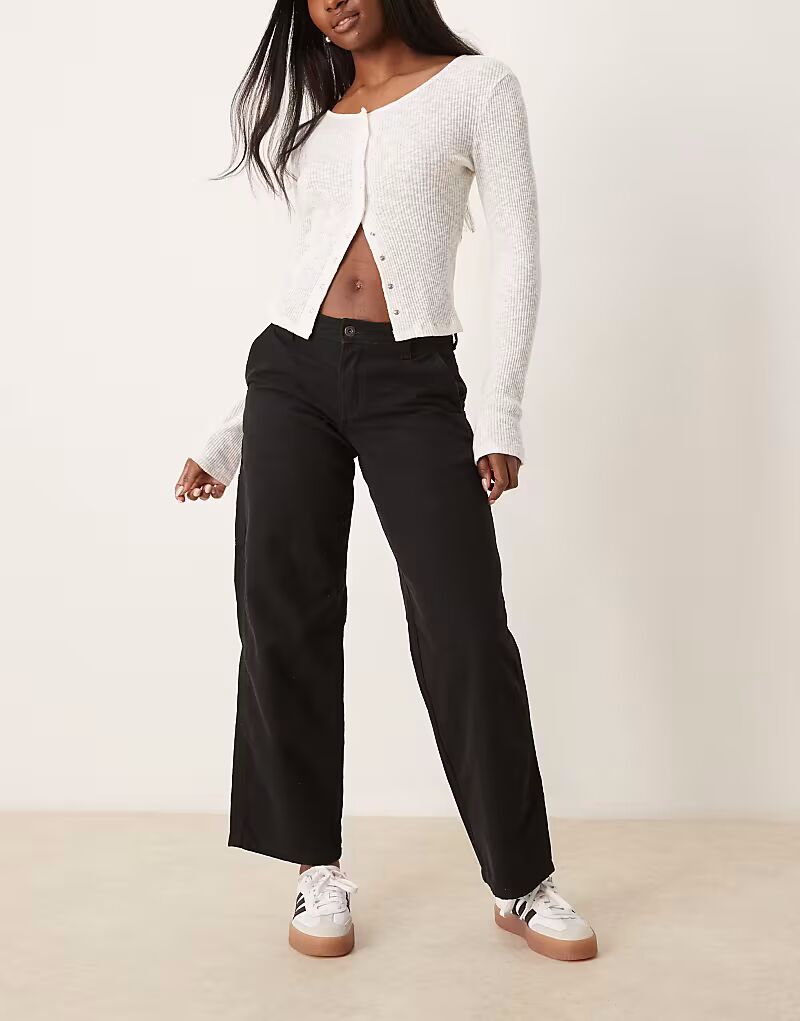 

Брюки Dickies из утиного полотна, выбеленного черного цвета