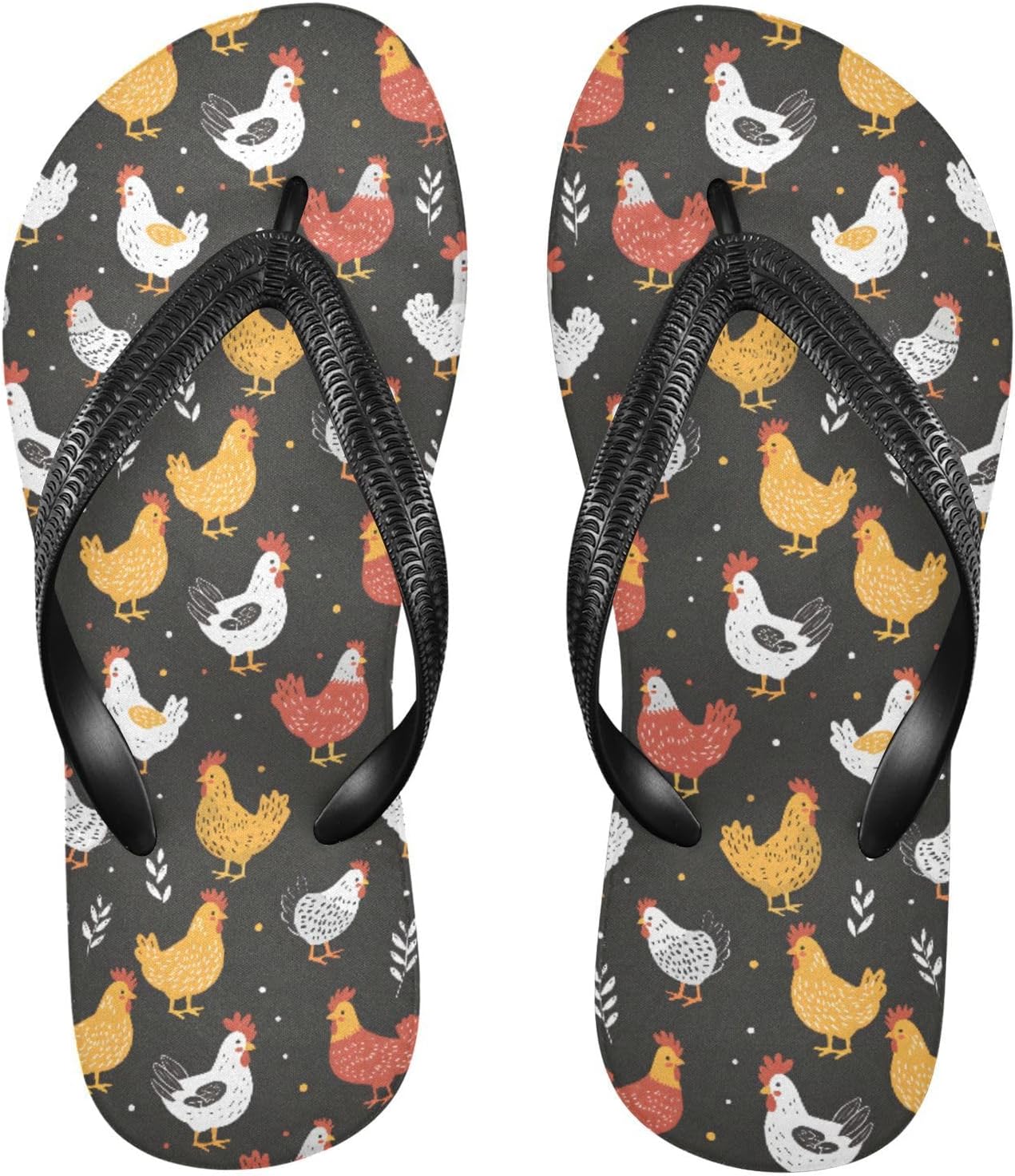 

Женские и мужские шлепанцы с черепахой и морской тематикой, женские тапочки, мужские сандалии, шлепанцы для душа, летние нескользящие шлепанцы для плавания, пляжа и ванной Mnsruu, Chicken A8395