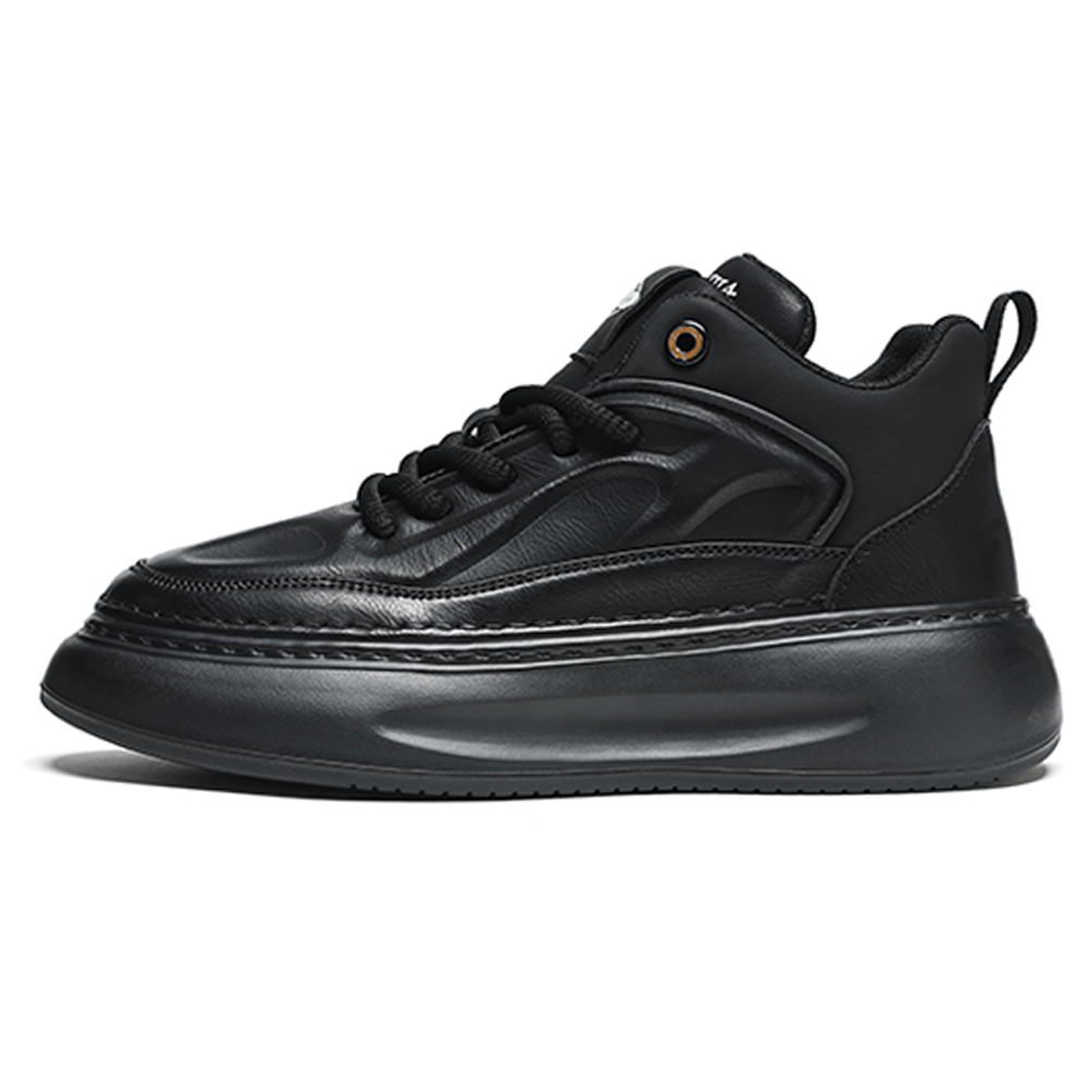 

Wolves • Family QUNLANGSHIJIA Мужские скейтерские кроссовки Mid Top черные, цвет Black