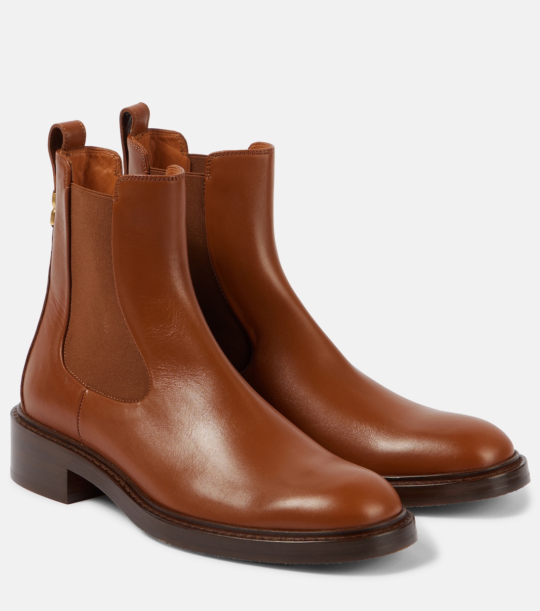 Кожаные ботинки челси Марси Chloé, Clay Brown