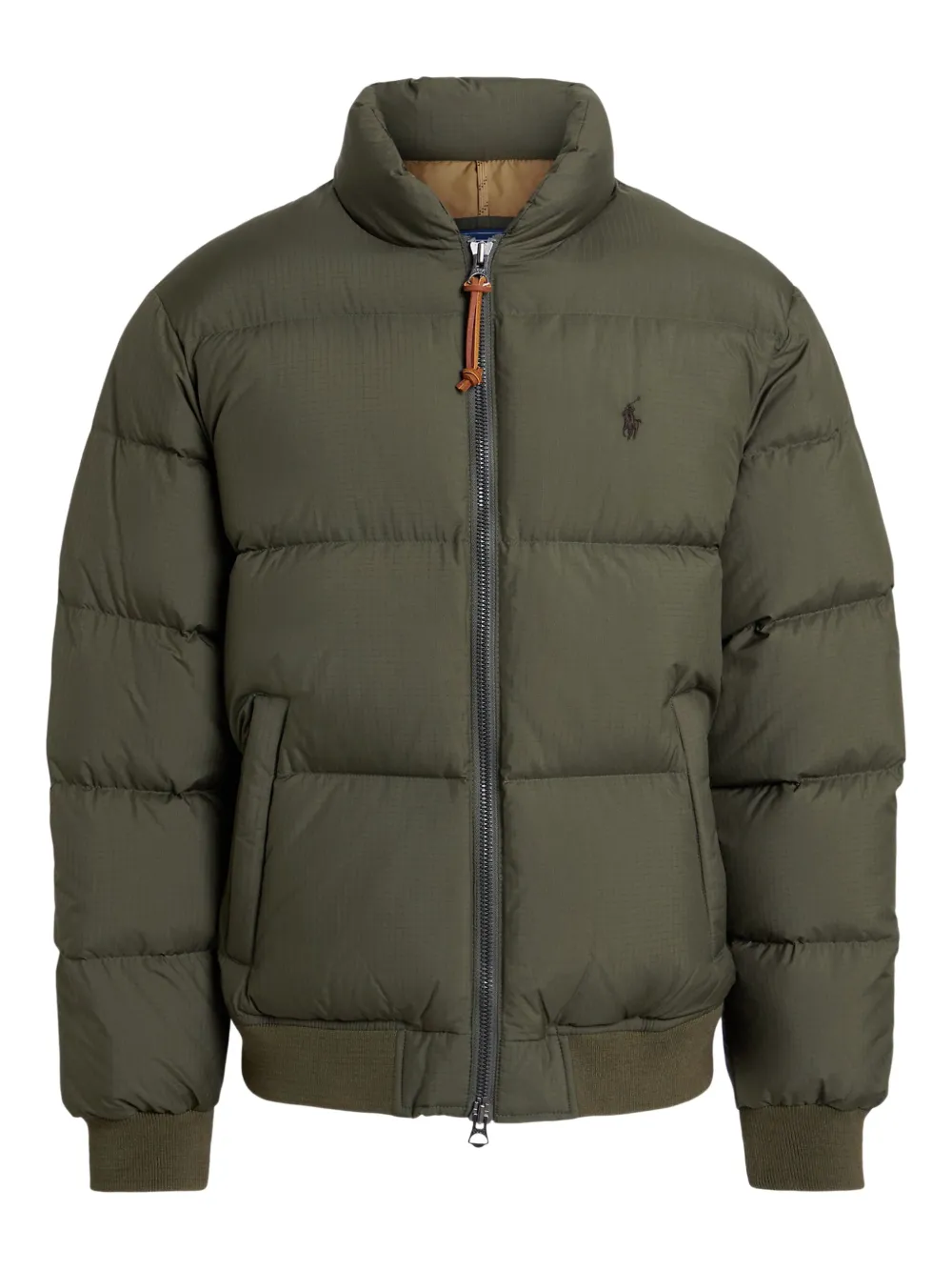 

Стеганая куртка с вышитым логотипом POLO RALPH LAUREN, зеленый