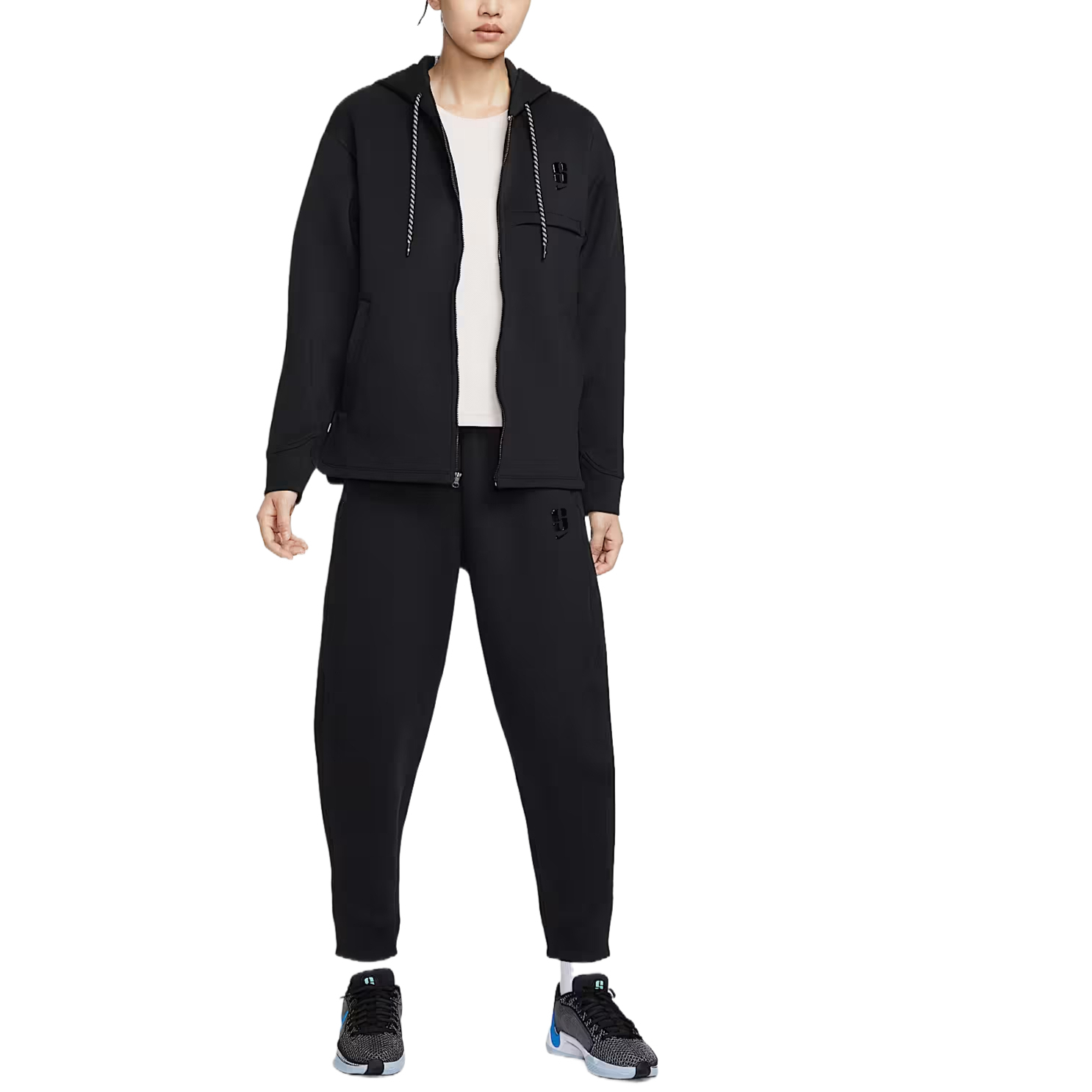 Женские баскетбольные шорты dri fit Nike, черный — фото 4