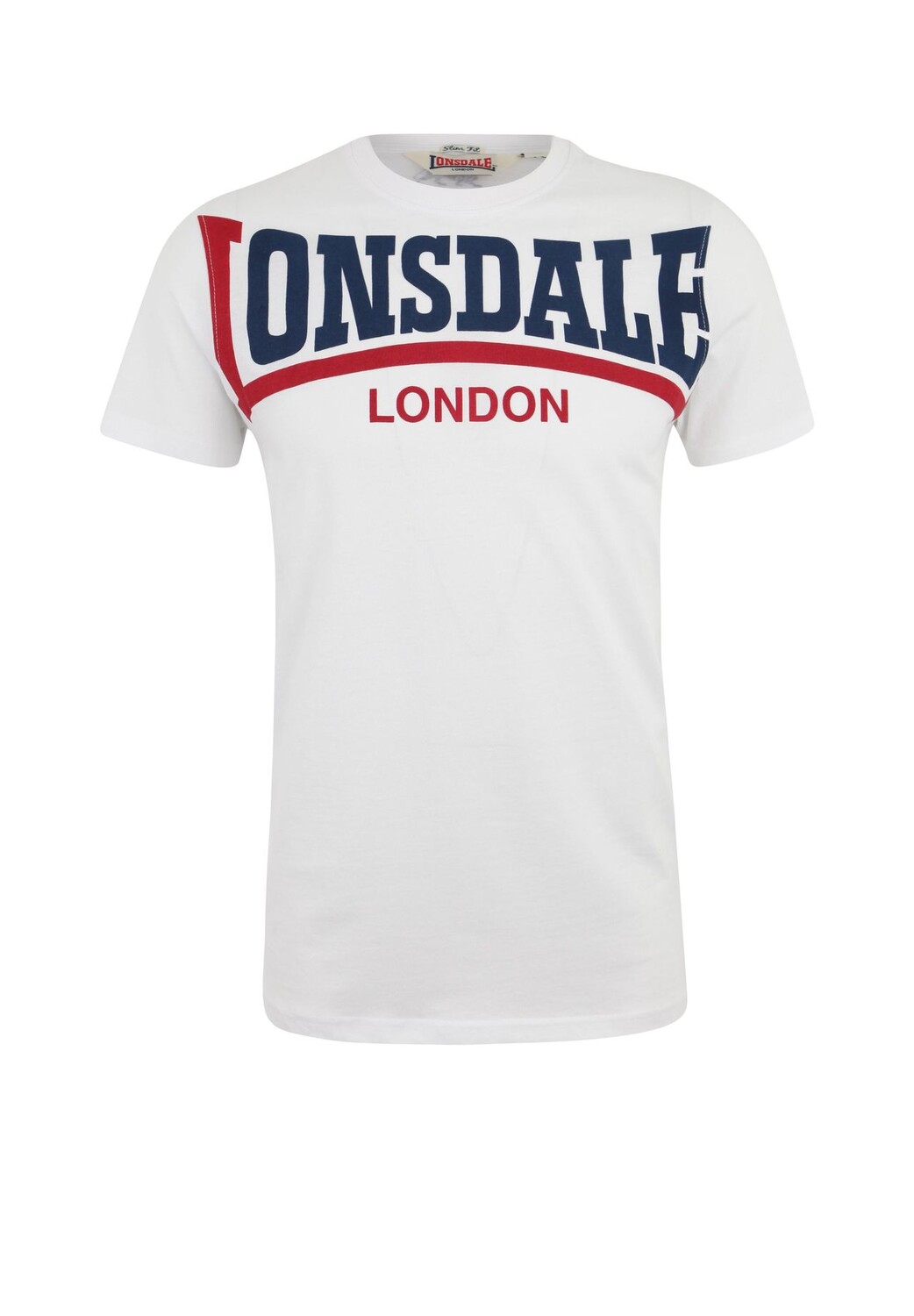

Мужская футболка приталенного кроя CREATON LONSDALE, белый