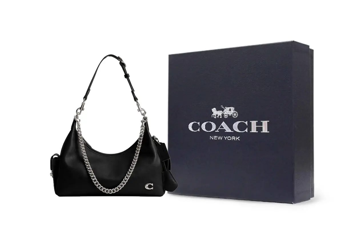 

COACH Кожаная мотоциклетная сумка через плечо