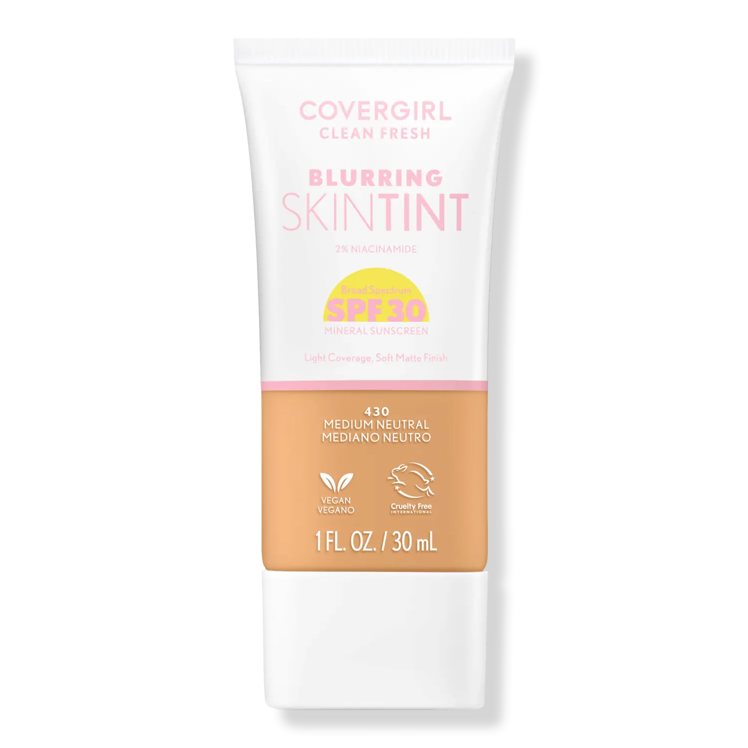 

Освежающий тонирующий крем для лица Clean Fresh Blurring Skin Tint SPF 30 CoverGirl, Medium Neutral