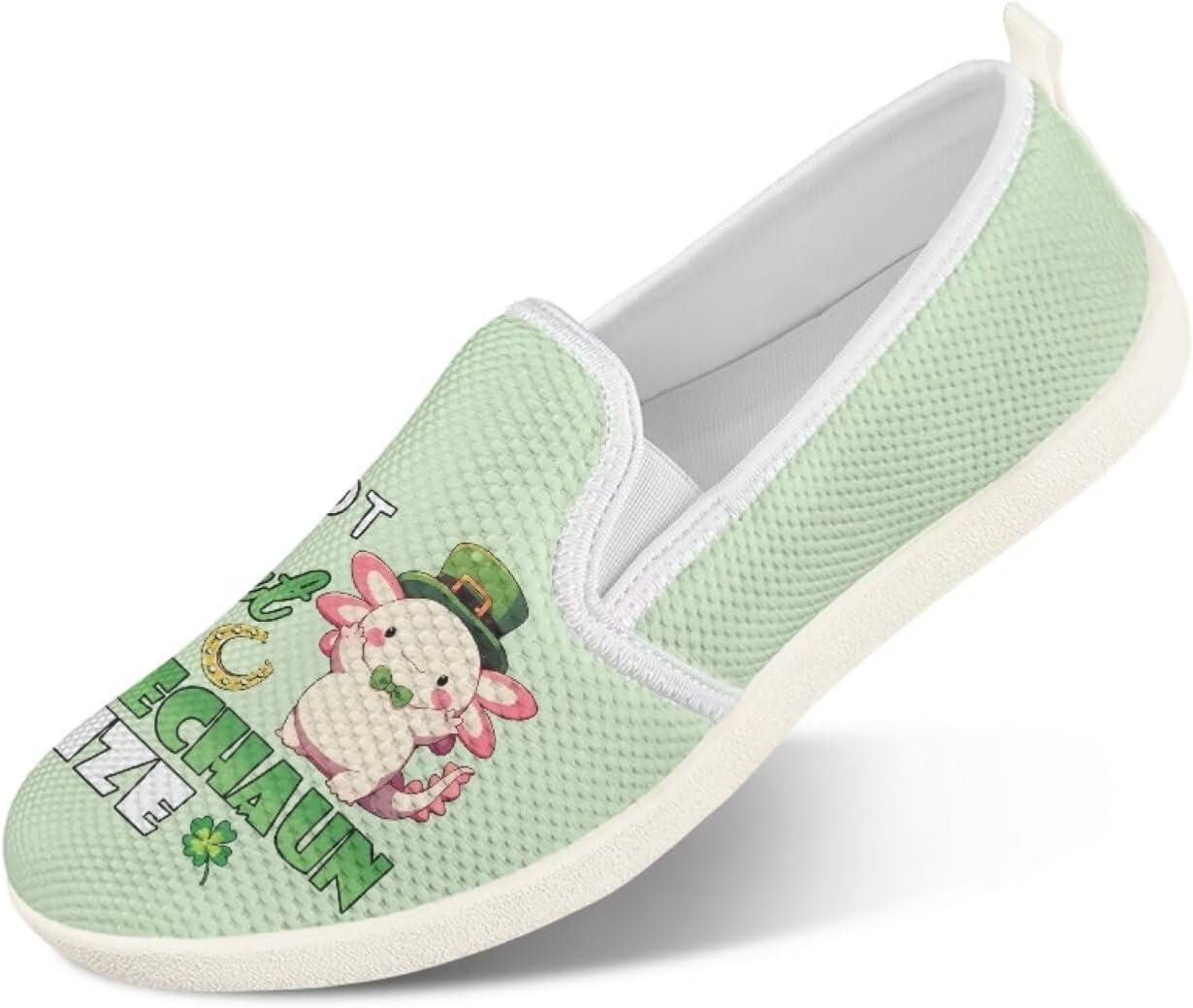 

Мужские прогулочные туфли Комфортные модные кроссовки Дышащие повседневные сетчатые балетки Для тренировок и бега Зеленая модель К празднику Святого Патрика Twousenru