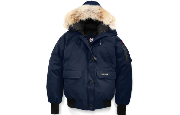 

Женский пуховик Canada Goose, синий