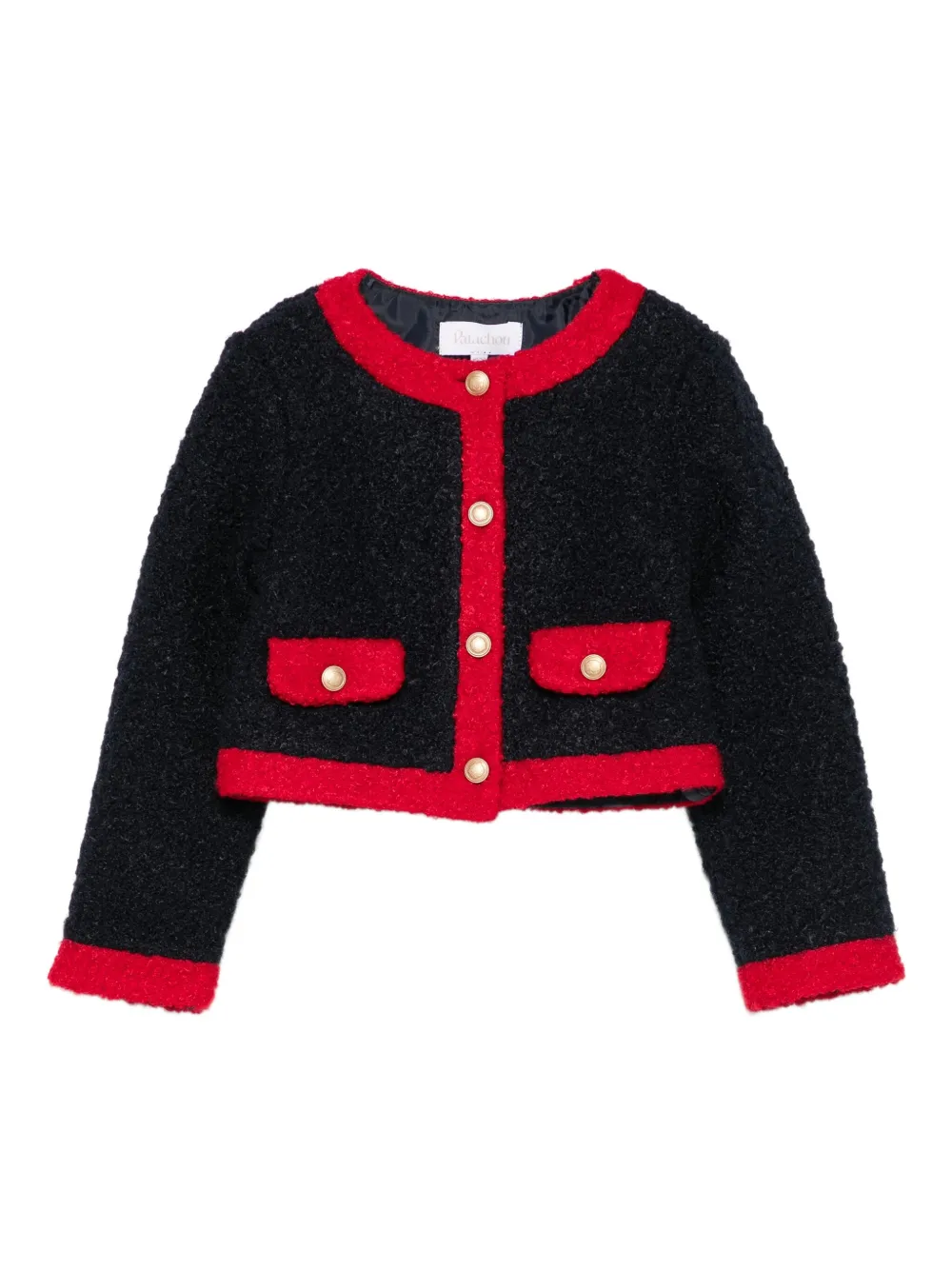 

Жакет с контрастной отделкой Patachou, синий