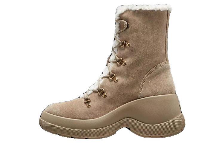 Ботинки из замши Resile Trek Moncler, бежевый