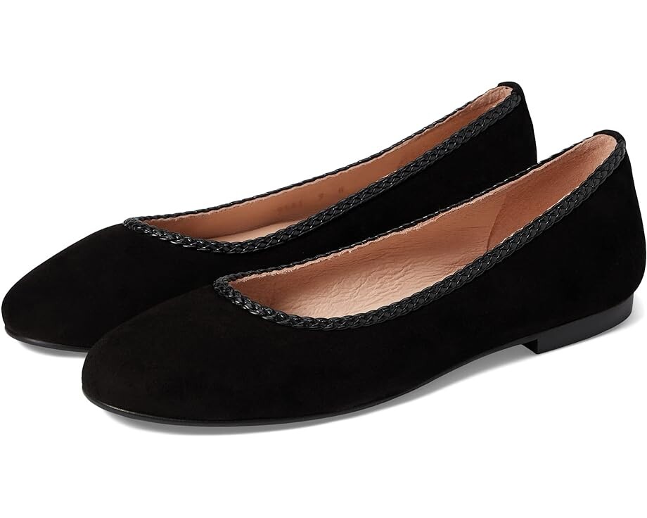 

Балетки French Sole Lida, цвет Black/Braid Suede/Nappa