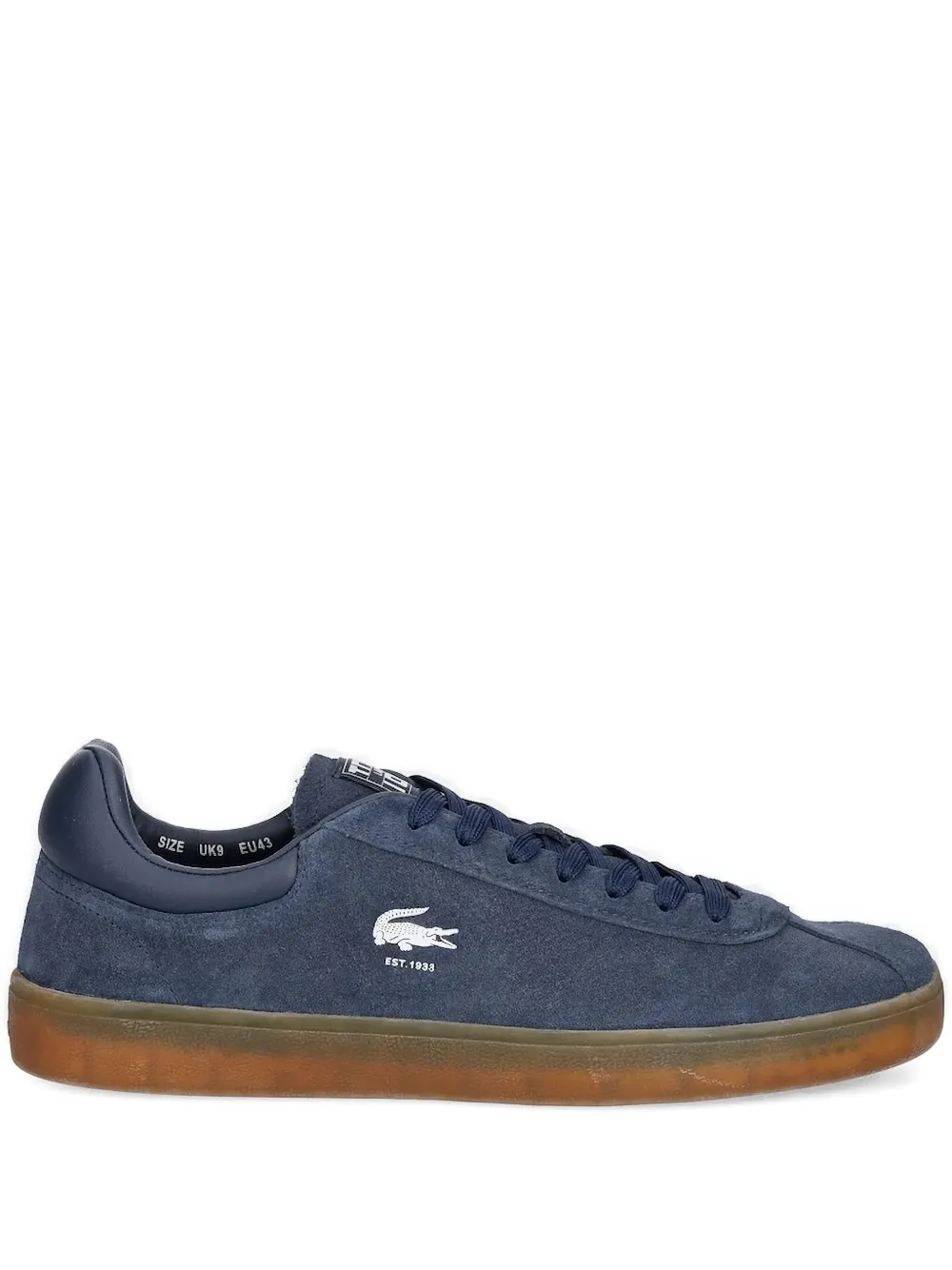 

Замшевые кроссовки с логотипом Lacoste, синий
