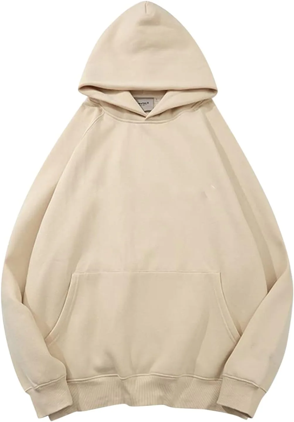 

Оверсайз худи для женщин с длинным рукавом и карманом-кенгуру