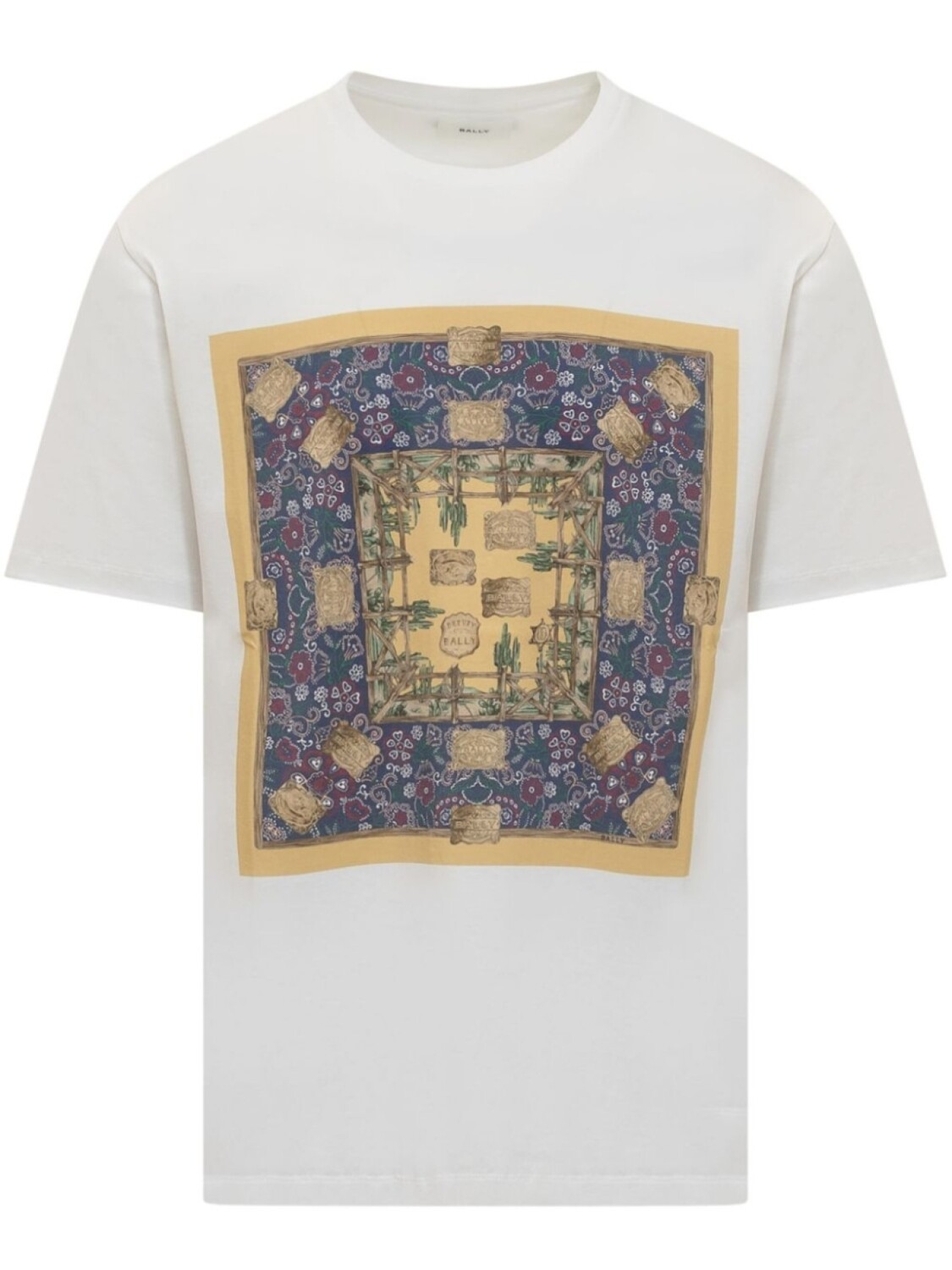 

Футболка с графическим принтом Bally, белый