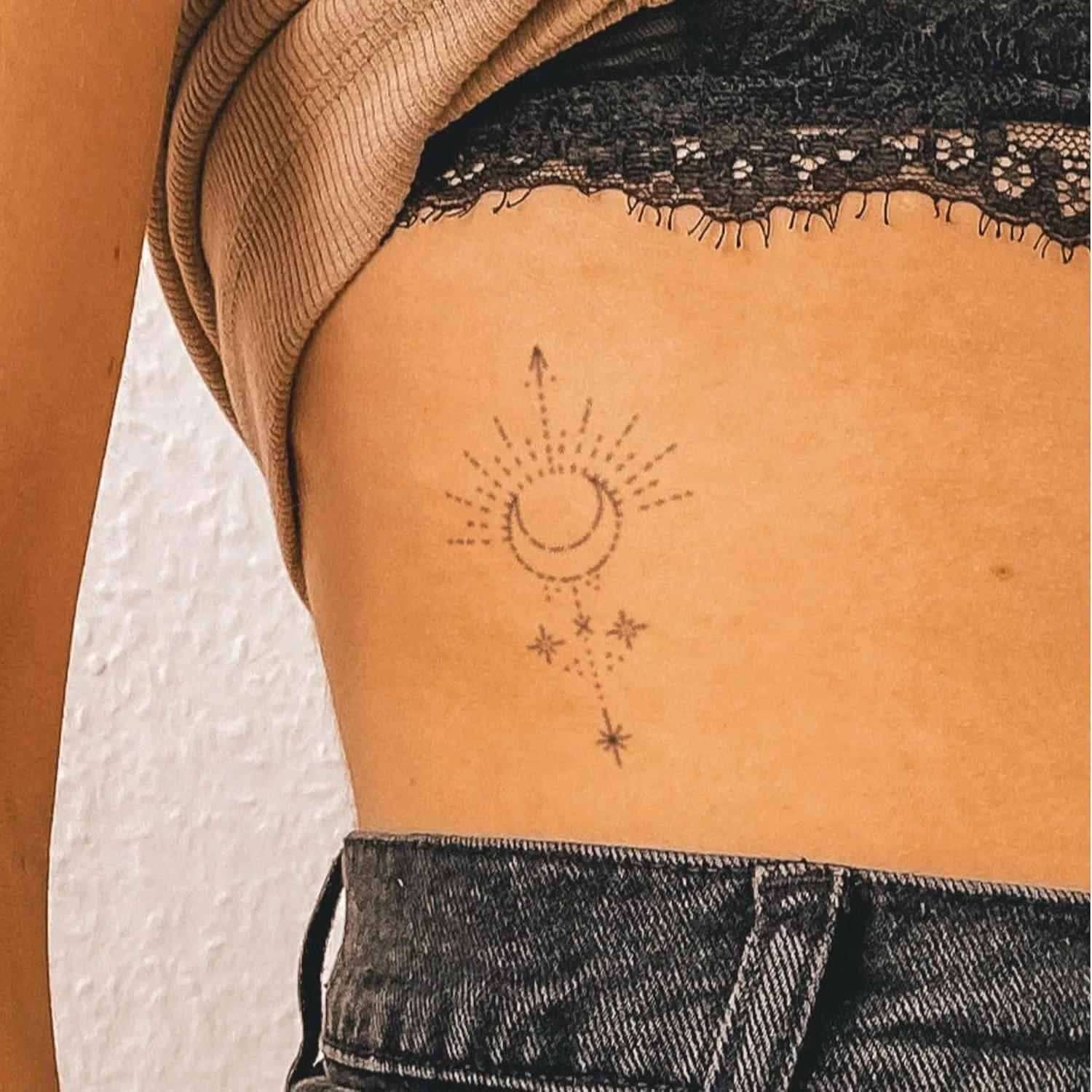Временные татуировки «Moon and Stars» от Inkster Tattoo Inkster