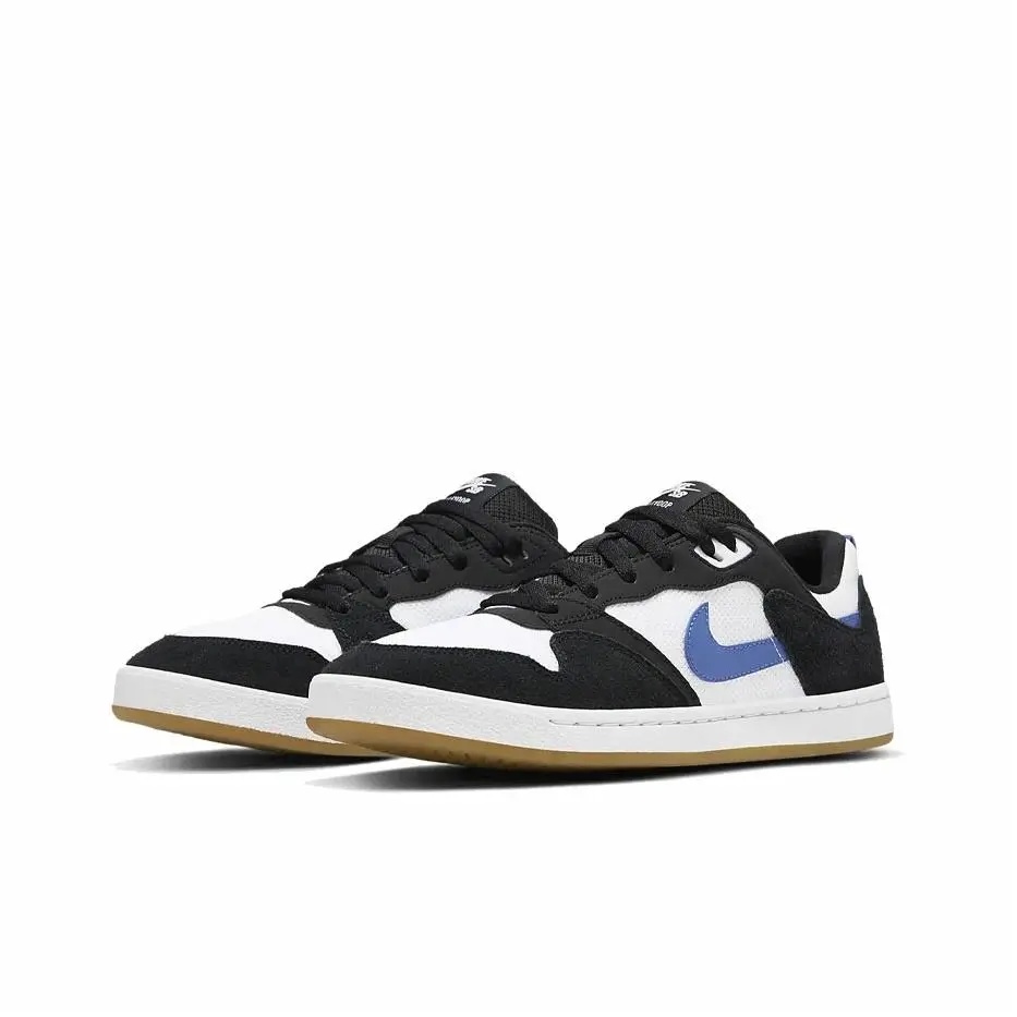 Nike Кроссовки низкие SB Alleyoop детские повседневные black white blue — фото 2